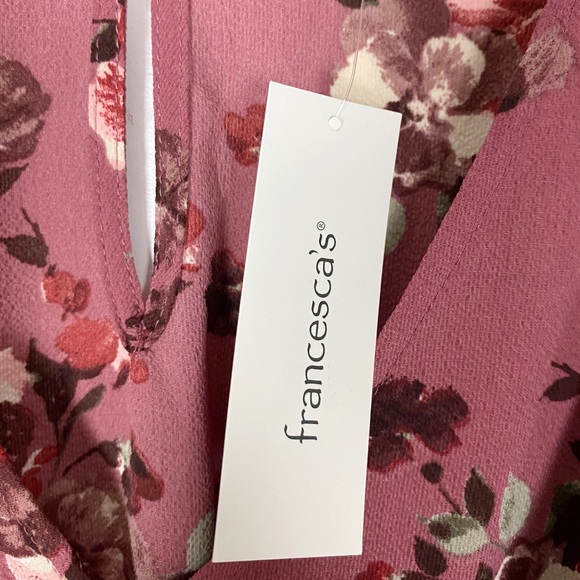 NWT Jun & Ivy Rose Floral Blouse LS Sz S - Picture 7 of 9